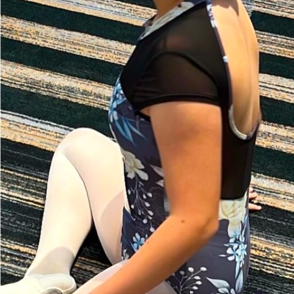 Floral Women’s Leotard Size Small